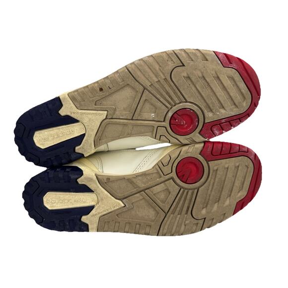 Authentic New Balance Aimé Leon Dore x 550 Red Navy Mens Shoes BB550A3 Size US 9 - Picture 9 of 9